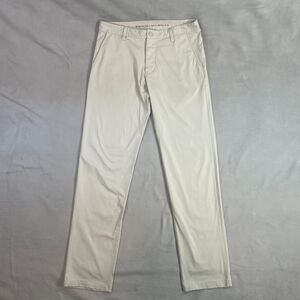 Rhone Commuter Pants Mens 30x31 Classic Fit Performance Flex Knit Golf Beige